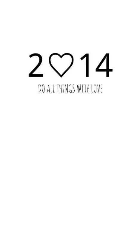 2014 New Years Goals
