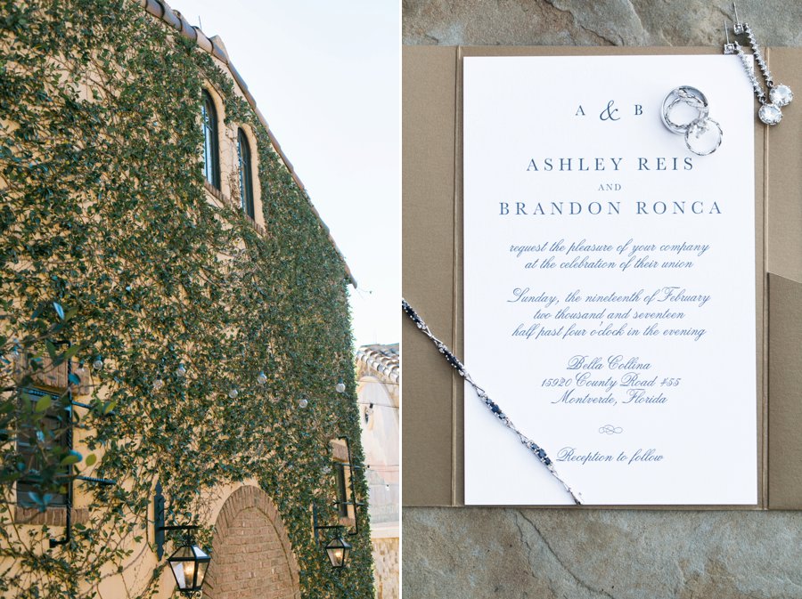 Italian wedding invitation