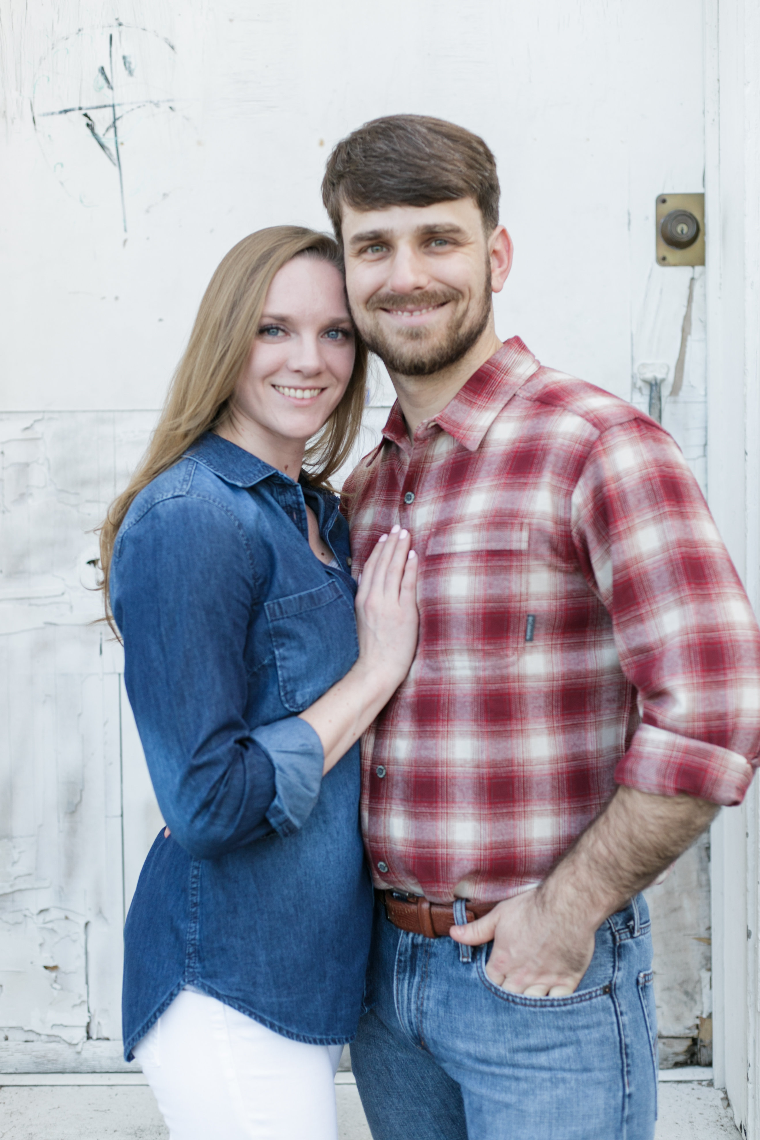 Main Street Engagement Session couple
