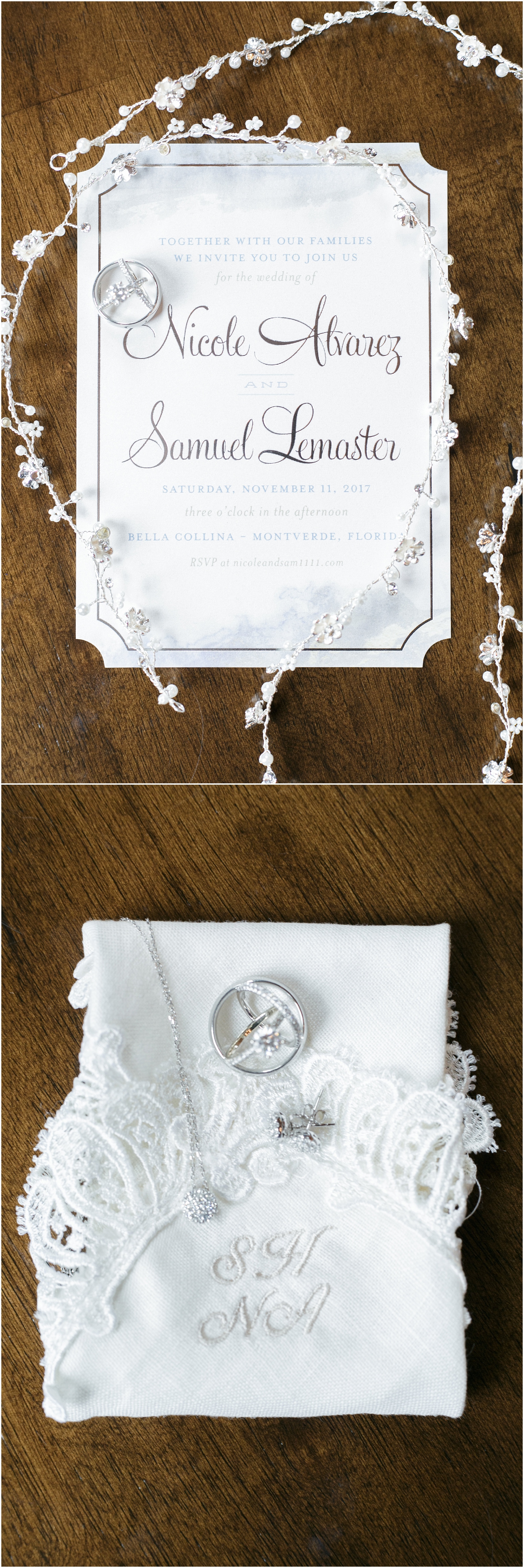 Autumn Sunflower Wedding invitation and bridal accessories. 