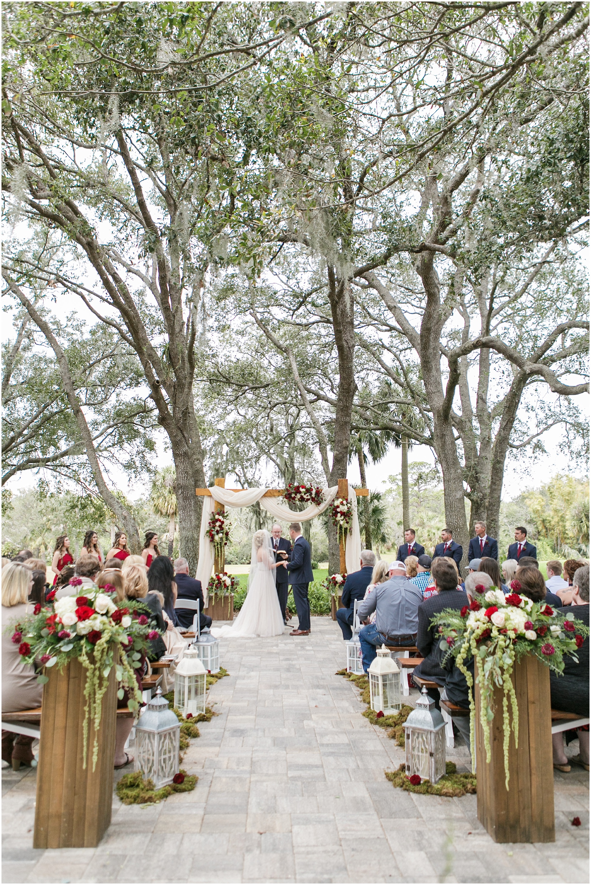 Ceremony site at Up the Creek Farms