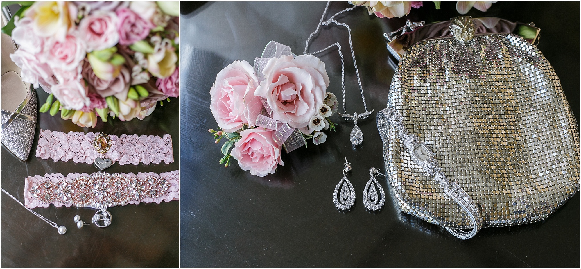 Bride accessories and heirloom jewelry. 