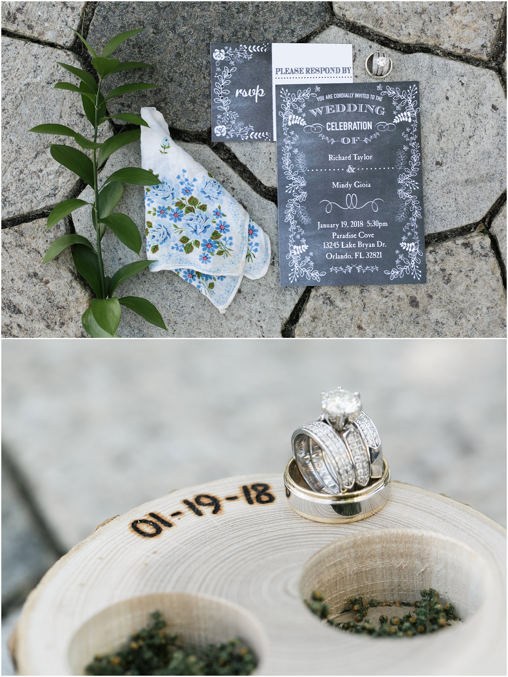 Beautiful Waterfront Wedding invitations for wedding along with wedding accessories. 