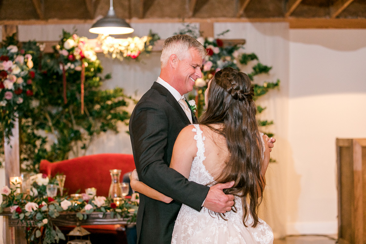 daughter dances with her father