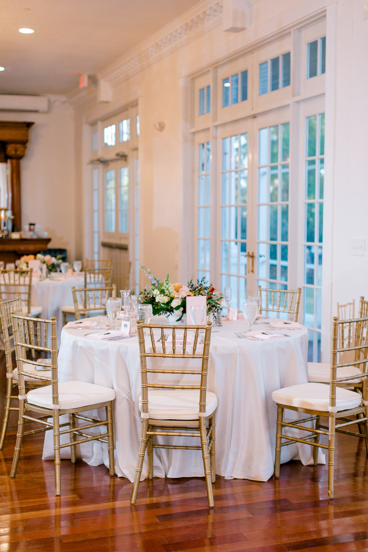 Indoor wedding reception at Luxmore Grande Estate